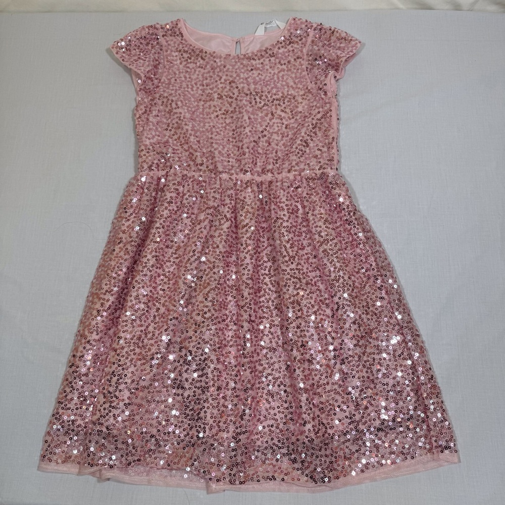 H&M Glittery Pink Formal Kids Dress